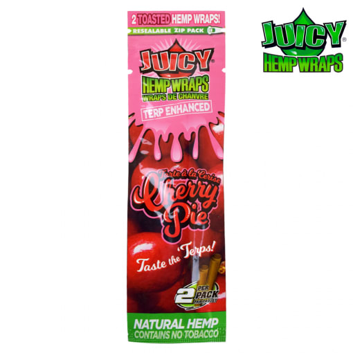Juicy Jay Hemp Wraps Terp Enhanced - Cherry Pie